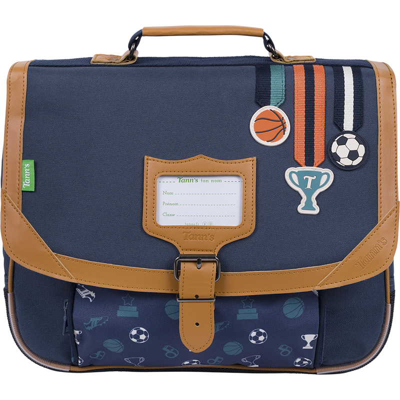 Cartable Paco bleu Tann’s - 35 cm