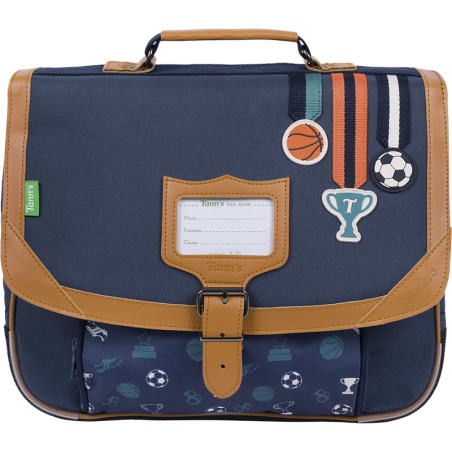Cartable Paco bleu Tann’s - 35 cm
