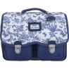 Cartable Toile de Jouy Marine Tann's x Tartine et Chocolat Tann’s - 33 cm