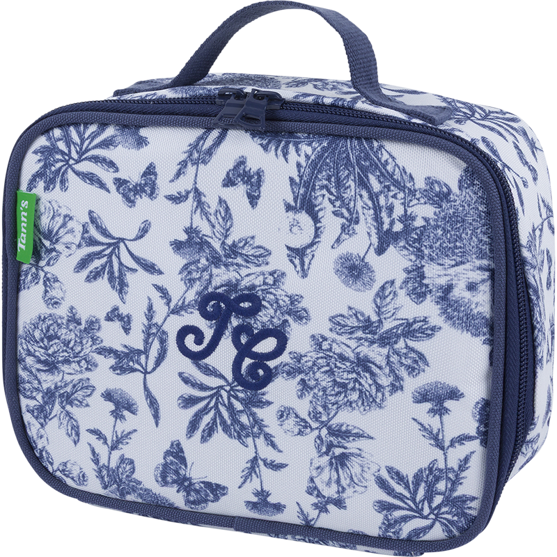 Boîte à goûter Toile de Jouy Marine Tann's x Tartine et Chocolat Tann’s - 20 cm