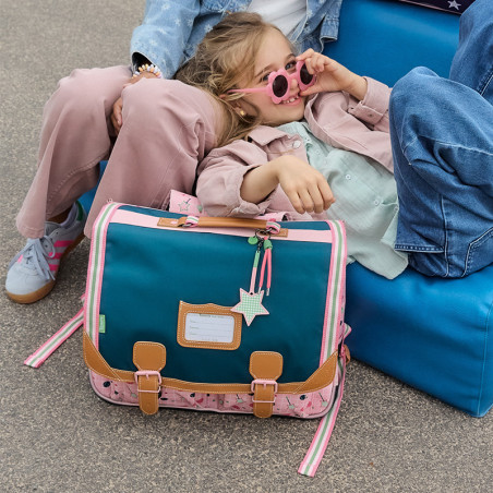 Cartable Caroline bicolore