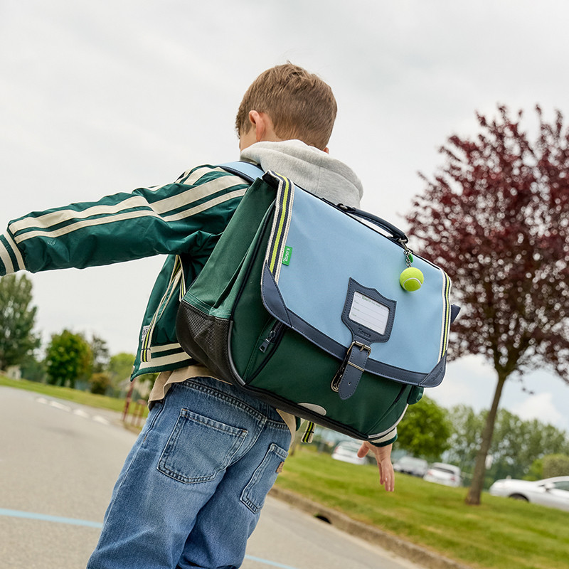 Cartable Valentin bicolore Tann’s - 38 cm