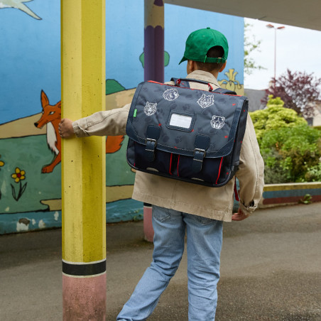 Cartable Mathys gris